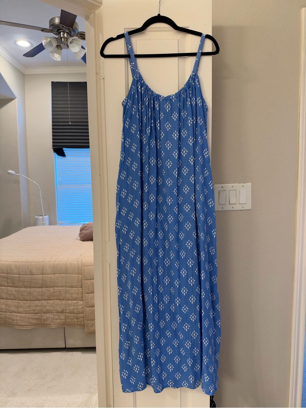 Lake Pajamas Capri Scoop Back Cover-Up in Regatta